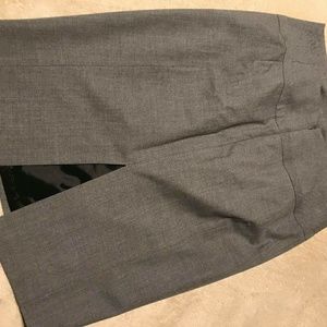 Grey express skirt. NWOT. Corset faux clasp in fro